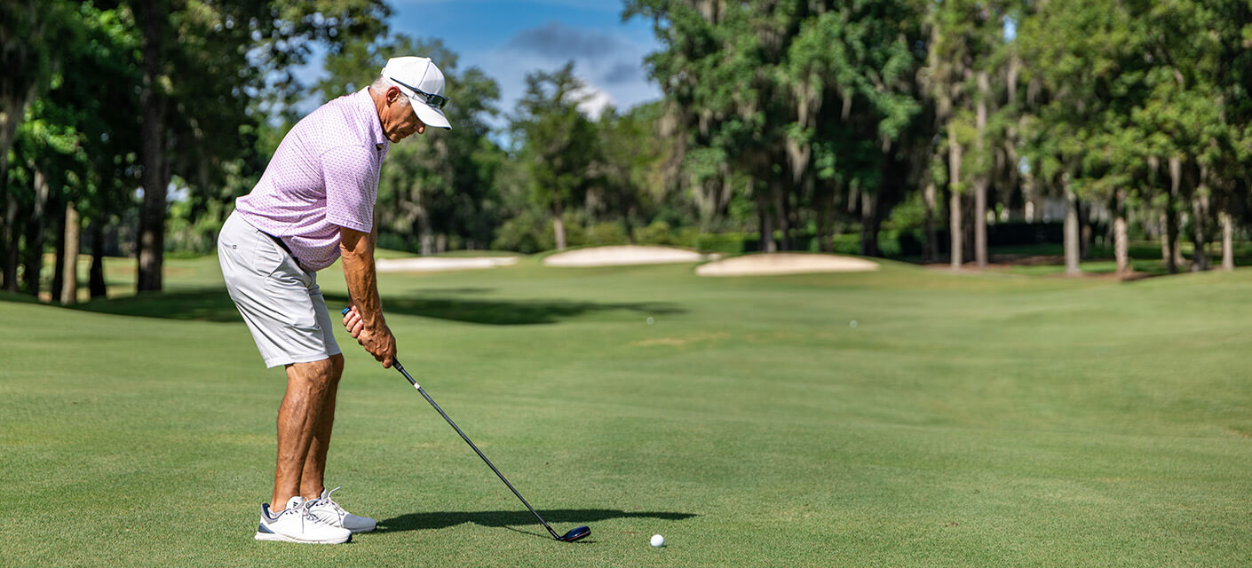 golfer on course