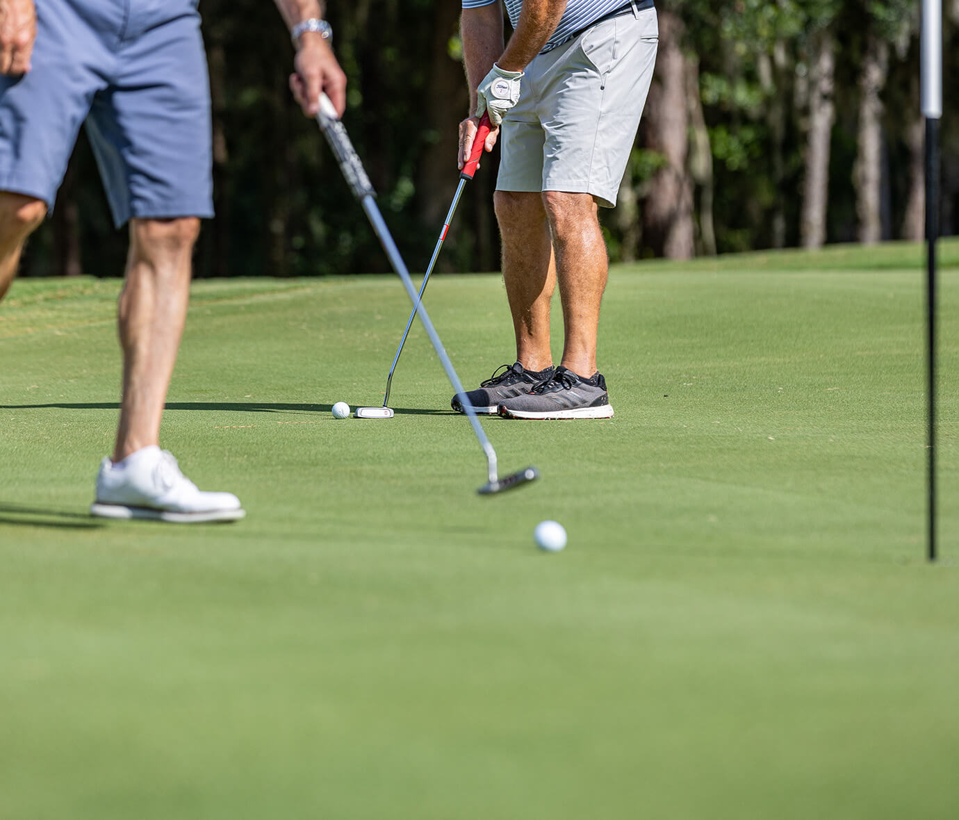 golfer on course