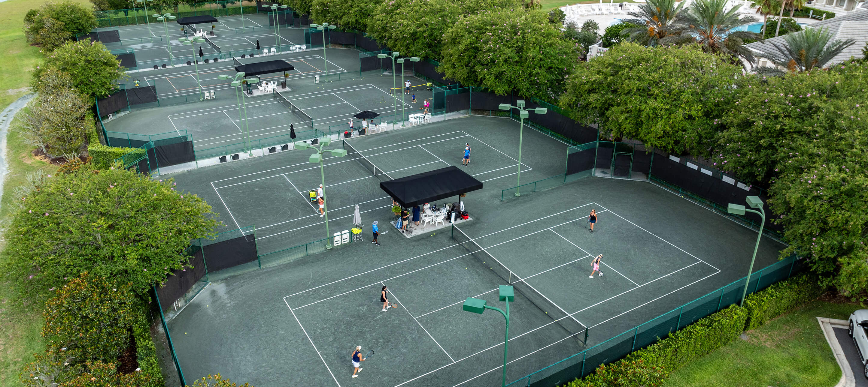 tennis courts